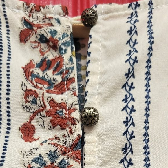 Altar'd State Boho Floral Flowing Blouse - Picture 6 of 16